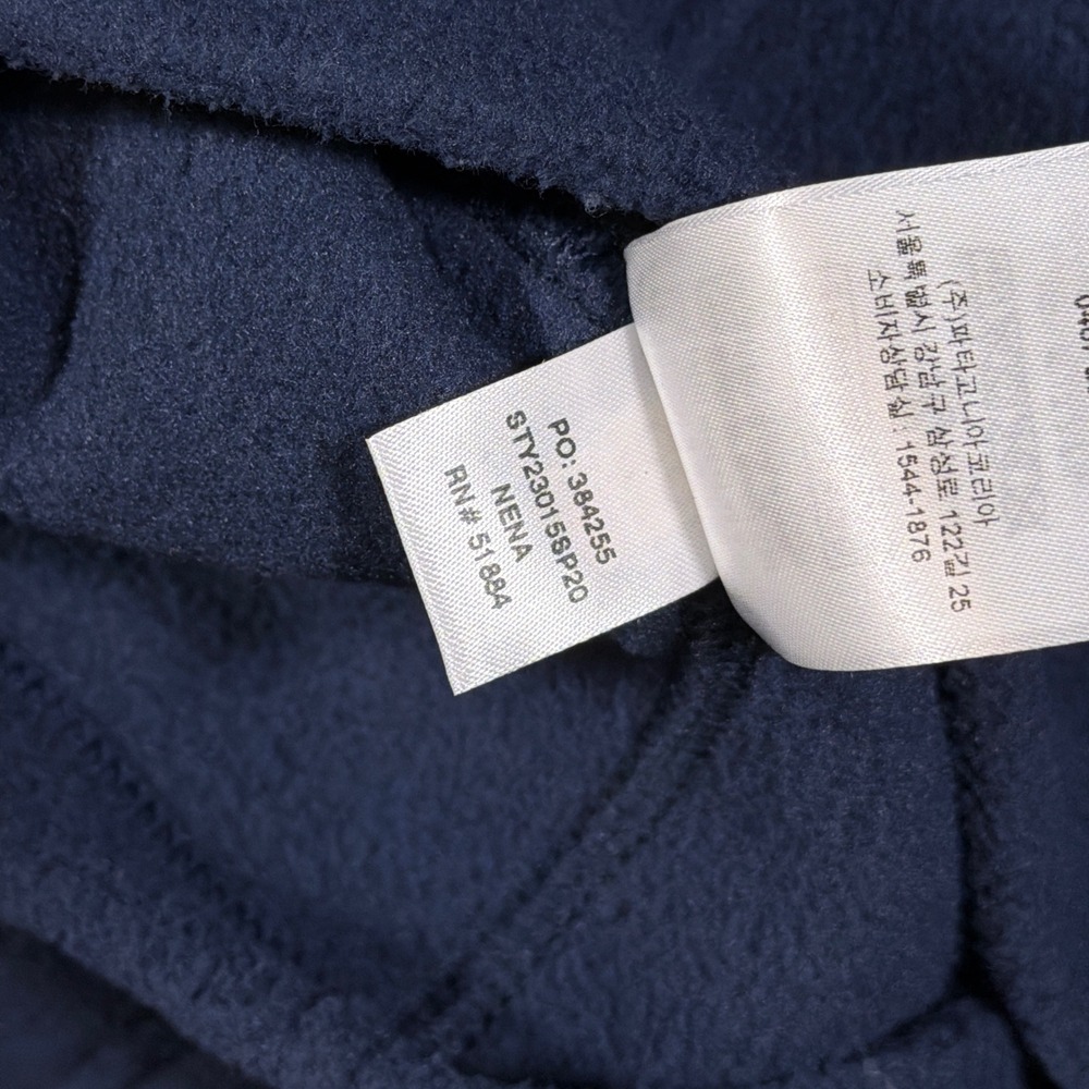 Patagonia Synchilla Vest Womens Medium Navy Blue Fleece Full Zip Sleeveless - Picture 7 of 8